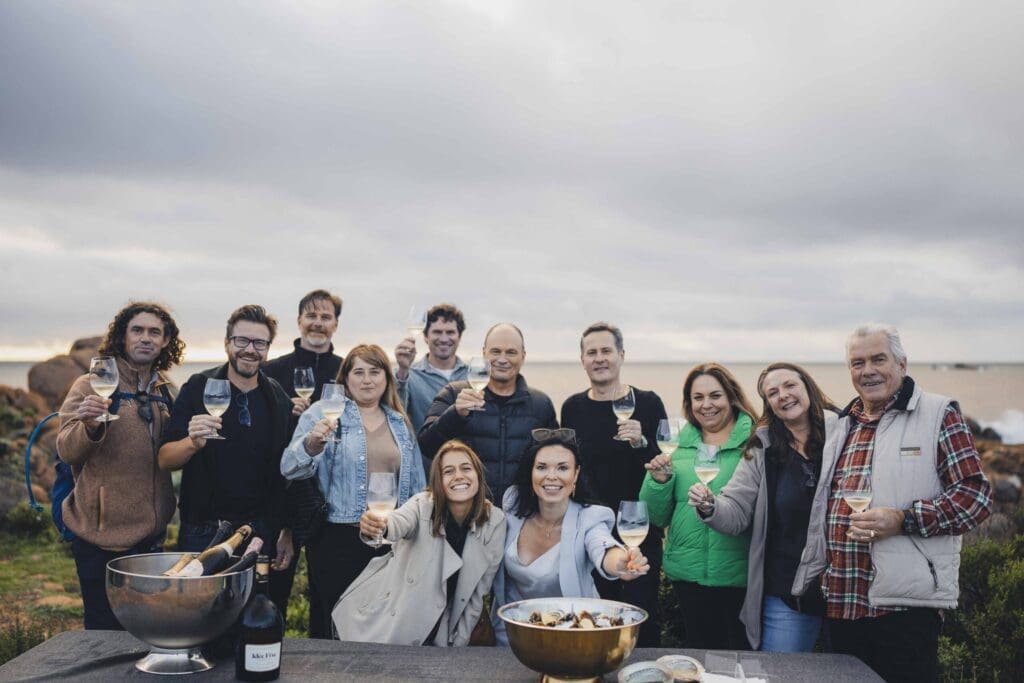 Nine expert wine judges have arrived